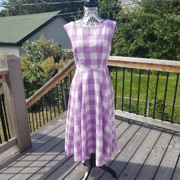 NWT Collectif/Modcloth Gingham Dress - Picture 2 of 8